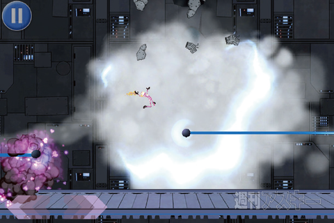 爆発しまくりの新感覚アクションなスマホゲーム、Ms. Splosion Man