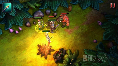 10人のヒーローからパーティを組むアクション多めのスマホゲーム、ヒーローズ・オブ・ディスティニー