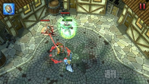 10人のヒーローからパーティを組むアクション多めのスマホゲーム、ヒーローズ・オブ・ディスティニー