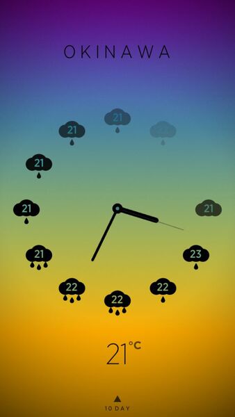 何時からどんな天気か一目瞭然な美しいiPhoneアプリに惚れた！