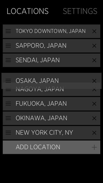 何時からどんな天気か一目瞭然な美しいiPhoneアプリに惚れた！