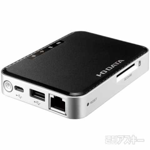 IO DATA スマートフォン/タブレット用 Wi-Fi SDカードリーダー/ライター