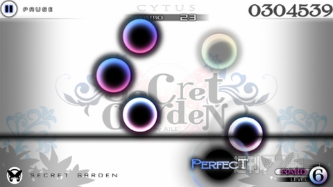 cytusプレイ画面