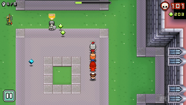  スネークゲーム風なアクションRPGスマホゲーム、Nimble Quest