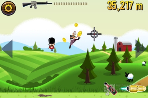 超危険なバァさんを人間大砲で吹っ飛ばすスマホゲーム、Angry Gran Toss