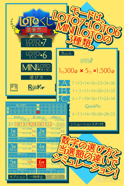 LOTOくじ富豪買い