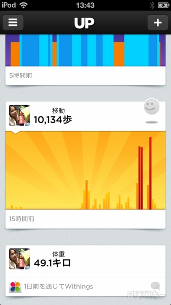 UPで体重管理