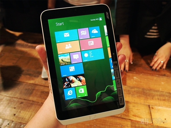 8インチWindows8タブレットに見る縦持ちの可能性