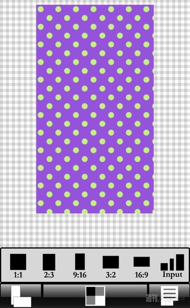 チェックや水玉の壁紙を気軽に作成できるiphoneアプリ パターン画像作成 週刊アスキー
