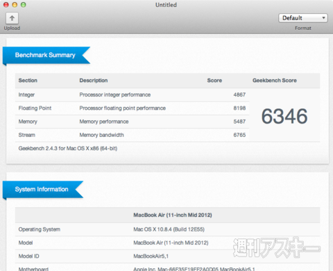 MacBook Air Benchmark
