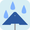 雨降る朝にプッシュ通知で教えてくれるiPhoneアプリ、Amagasa