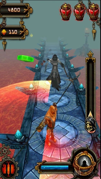 バトル要素が加わったエンドレスランゴルフスマホゲーム、Crazy Run