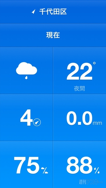 iOSお天気アプリ