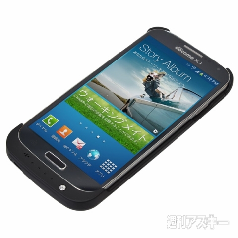 Galaxy S4用薄型バッテリーケース