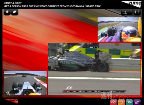 F1レース映像をPCやiPadで視聴する世界初のアプリが登場