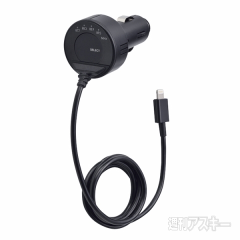 iBUFFALO Lightningコネクター採用FMトランスミッター BSFMIP03