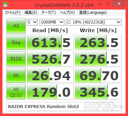 RAIDR Express PCIe SSD