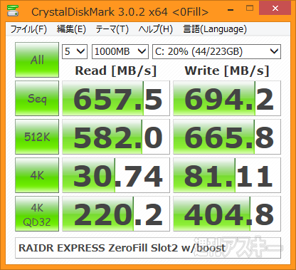 RAIDR Express PCIe SSD