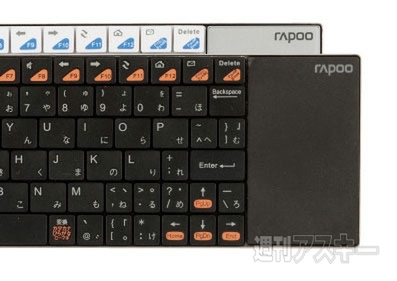 rapoo E2700 タッチパッド付きワイヤレスウルトラスリムデザインキーボード