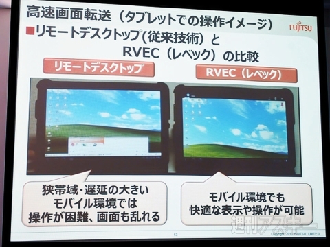 iPadでFlashアプリも？ 富士通の最新モバイル基盤技術とは