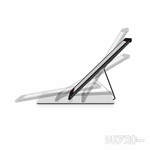 ELECOM Nexus7(2013)用ソフトレザーカバー4段 ブラック