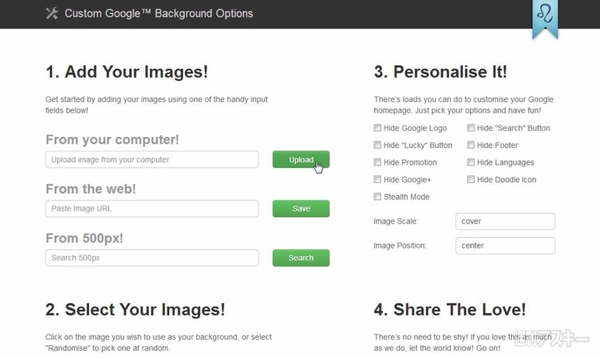 Google検索の背景を好きな写真にできる Custom Google Backgroundで遊ぼう 週刊アスキー