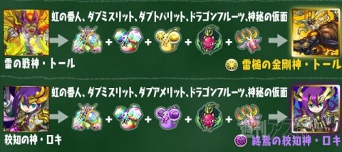 パズドラ：究極進化一覧