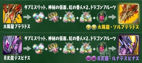 パズドラ：究極進化一覧