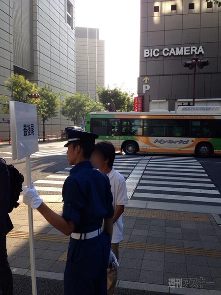 iPhone5s、5c発売行列レポート 朝の銀座、有楽町、原宿編