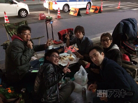 iPad Air発売行列レポート 夜の原宿、銀座