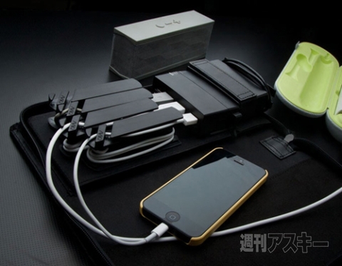 ViiQ Portable Charging Station with Power Bank Leather Series