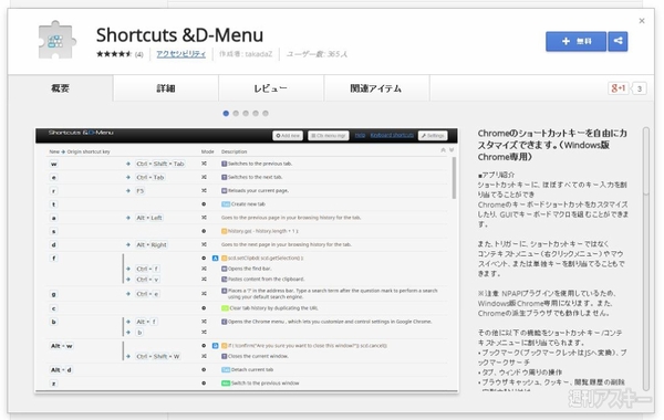 Shortcuts &D-Menu