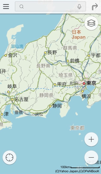 iOS版『Yahoo！地図』リニューアル