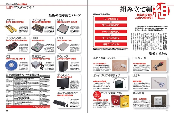 パソコン自作の新常識2014『Windows8.1でゼッタイ組める 自作マスターガイド』