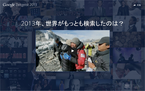 2013年Google年間検索ランキング