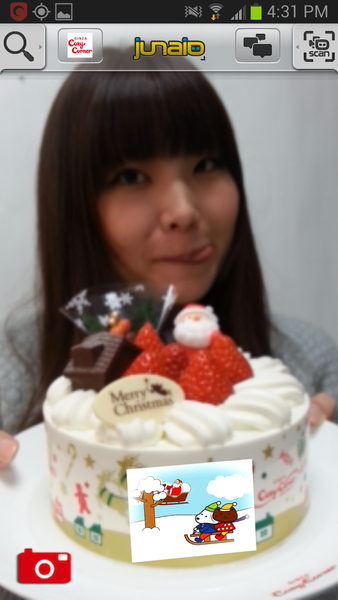 junaio＋コージーコーナー