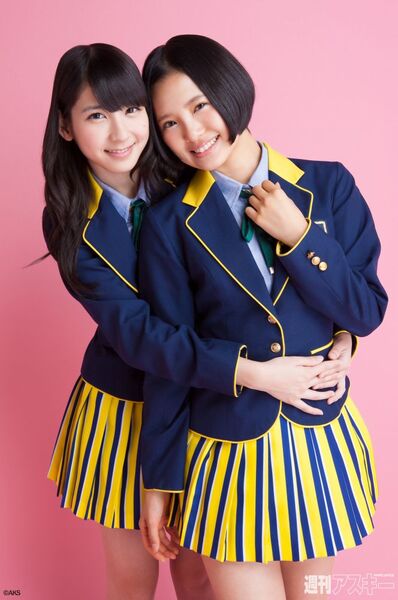 961号付録表紙の人・HKT48兒玉＆松岡