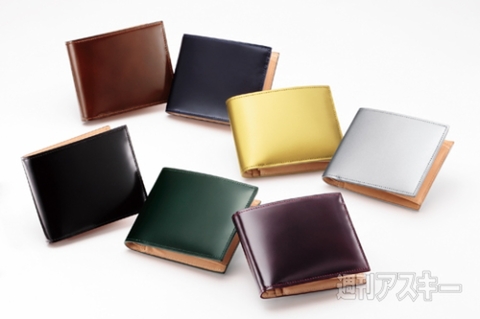 FLYING HORSE コードバン二つ折り財布