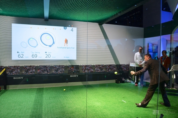 ソニーはなぜテニスラケット装着型センサーを発表したのか？：CES2014