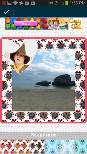 コラージュエディタカメラ