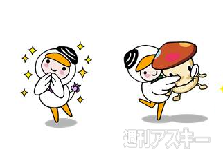 ドコモダケ×ご当地キャラLINEスタンプ