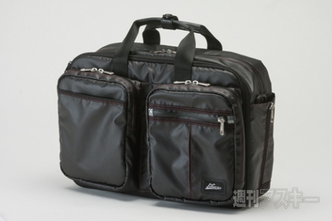 STARTTS ビジネス3WAY+キャリーオンEX横型 別注レッドステッチモデル