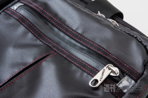 STARTTS ビジネス3WAY+キャリーオンEX横型 別注レッドステッチモデル