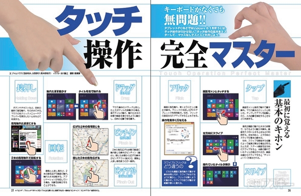 Windows8.1をタッチで使いこなす本記事02