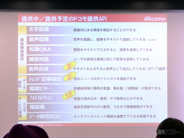 ドコモ デバイスハッカソン