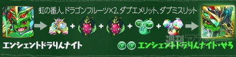 パズドラ：究極進化素材一覧