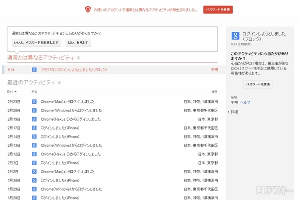 僕のgoogleアカウントが不正アクセスされた話をします 週刊アスキー