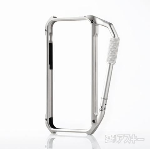 iPhone5s/5用 アルミカラビナバンパー