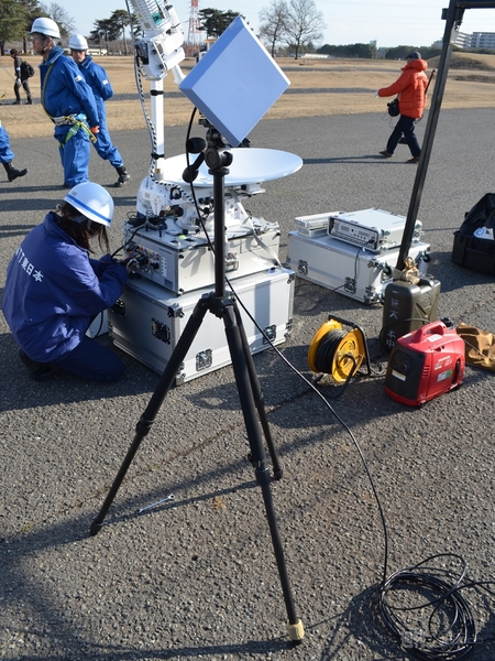 陸上自衛隊　NTT東日本　ドコモ　共同総合防災訓練