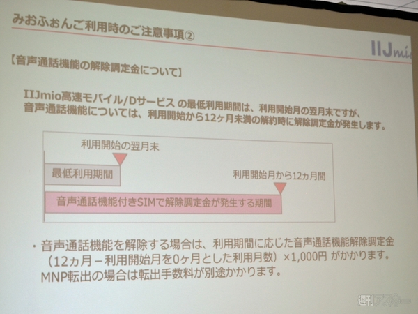 IIJmio 音声通話対応